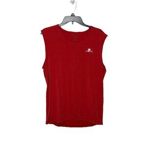 XTERRA Red Sleeveless Tank Performance Athletic Workout Shirt Men's Medium